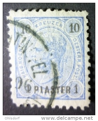 ÖSTERREICH - LEVANTE 1890: Mi 23, O - KOSTENLOSER VERSAND AB 10 EURO - Levante-Marken