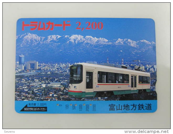 Japan Tramway Transport Card,used - Non Classés