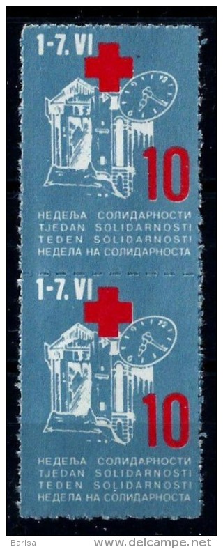 Yugoslavia 1986: Red Cross, Solidarity Week. MNH(**) - Charity Issues