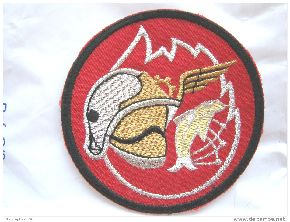 INSIGNE TISSUS PATCH BASE AERIENNE DETACHEMENT DE SAPEURS POMPIERS ETAT EXCELLENT - Firemen