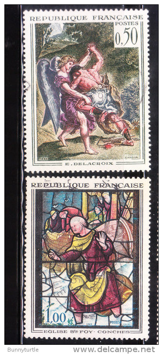 France 1963 St Peter & Jacob Wrestling With Angel Used - Usati