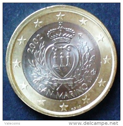 SAN MARINO - 2002 -   1 Euro - KM 446 UNC From Roll - San Marino