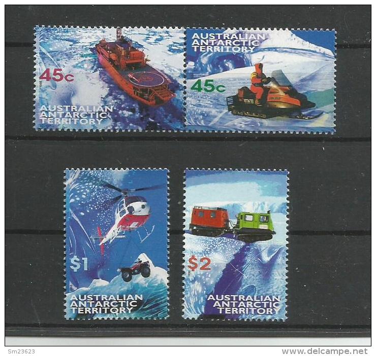 AAT - Australisches Antartis-Territorium -1998 Mi.Nr. 115 / 116 , Transportmittel - Postfrisch / MNH / Mint / (**) - Unused Stamps