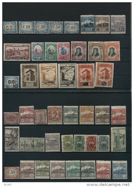 San Marino, Lotto Francobolli Nuovi, Buon Valore Catalogo - Collections, Lots & Series