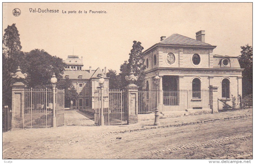 Auderghem.  -   Le Château Et Le Parc De:   VAL-DUCHESSE   à   Auderghem.  La Porte De La Pourvoirie - Oudergem - Auderghem