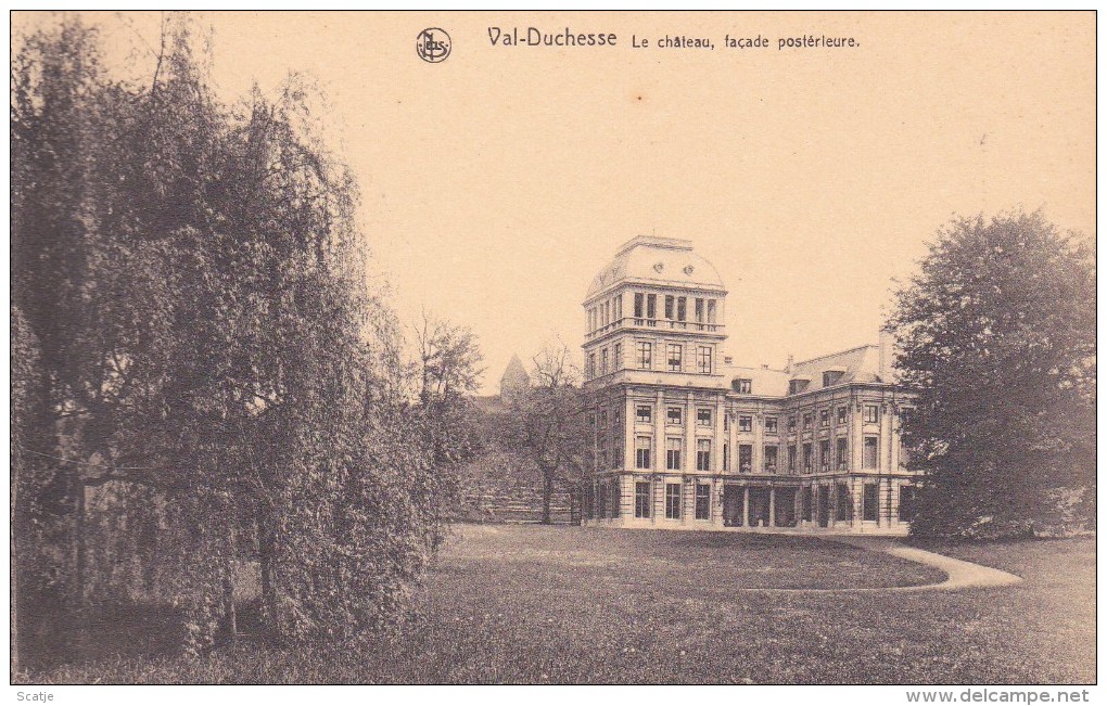 Auderghem.  -   Le Château Et Le Parc De:   VAL-DUCHESSE   à   Auderghem.  Facade Postérieure. - Auderghem - Oudergem