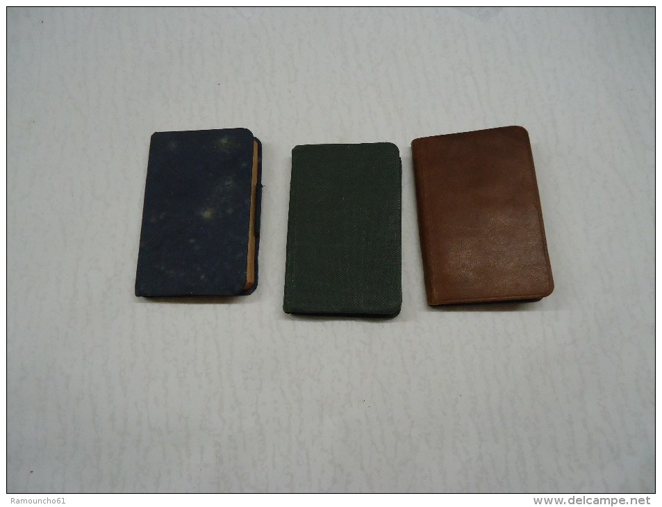 3 Agendas De Poche - Kleinformat : ...-1900