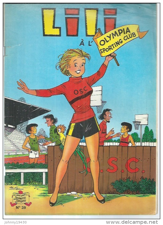 LILI N° 39  " A L'OLYMPIA SPORTING CLUB " -  AL. G.  -  JEUNESSE JOYEUSE - Lili L'Espiègle