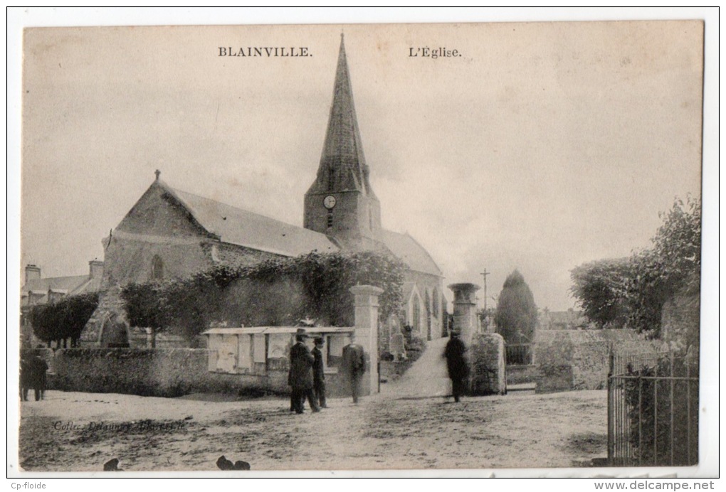 50 -  BLAINVILLE . L´ÉGLISE - Ref. N°2449 - - Blainville Sur Mer