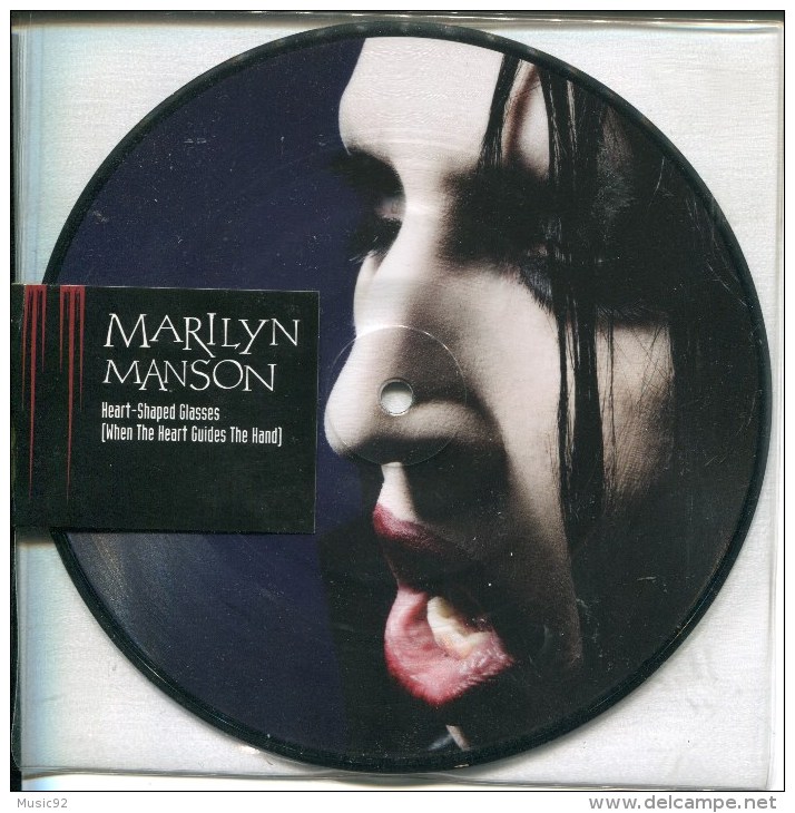 Marilyn Manson"45t Vinyle PD"Heart-Shaed Glasses"Collector - Collectors