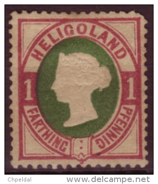 Héligoland - Helgoland / Nr 11* / 11.00 Euros (Eckbug/Loch) - Héligoland