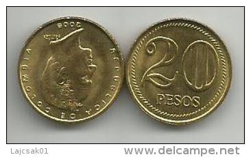 Colombia 20 Pesos 2005. High Grade - Colombia