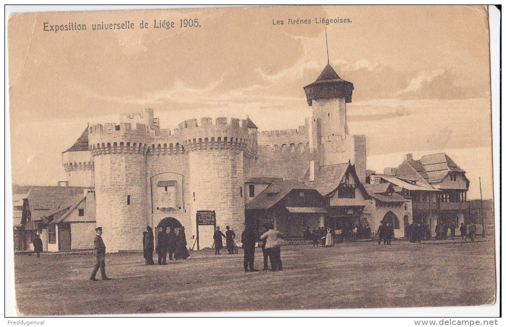 LIEGE EXPO 1905 Les Arenes Liégeoises - Liege