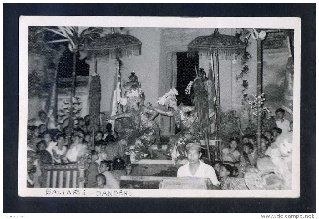 RPPC. Denpasar. Bali. *Balinese Dancers* Escrita. - Indonesia