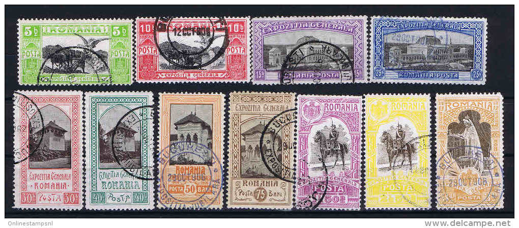 Romenia, 1906 Mi 197 - 207 , Yv 192 - 202 Used - Gebruikt