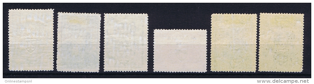 Romenia, 1934 Mi 468 - 473, Yv 476A - 476F MH/* - Unused Stamps