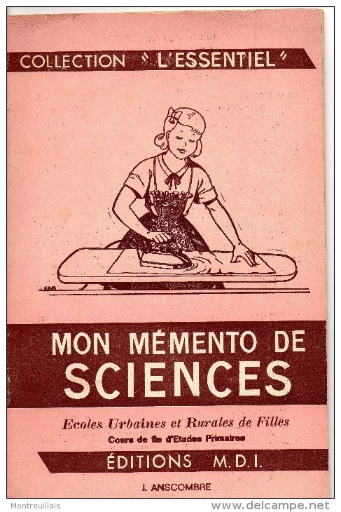 Mon Mémento De Sciences, 64 Pages, Collection L´essentiel, 1970, Collection Essentiel - 6-12 Ans