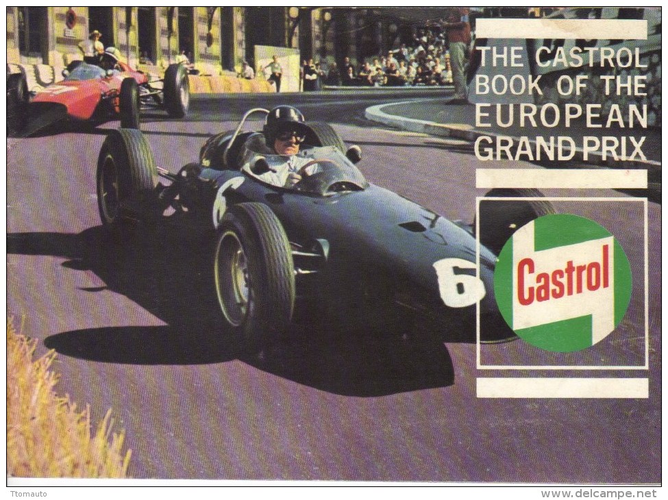 The Castrol Book Of The European Grand Prix  -  20 Pages  -  Fully Illustrated - Transportes