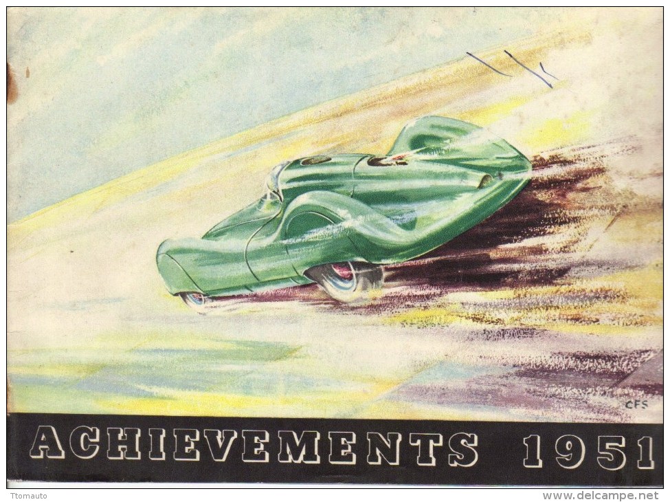 Castrol Achievements  -  1951  -  Illustrated By Gordon Horner - Transport