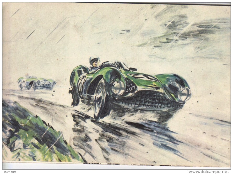 Castrol Achievements  -  1954  -  Illustrated By Gordon Horner - Transportes