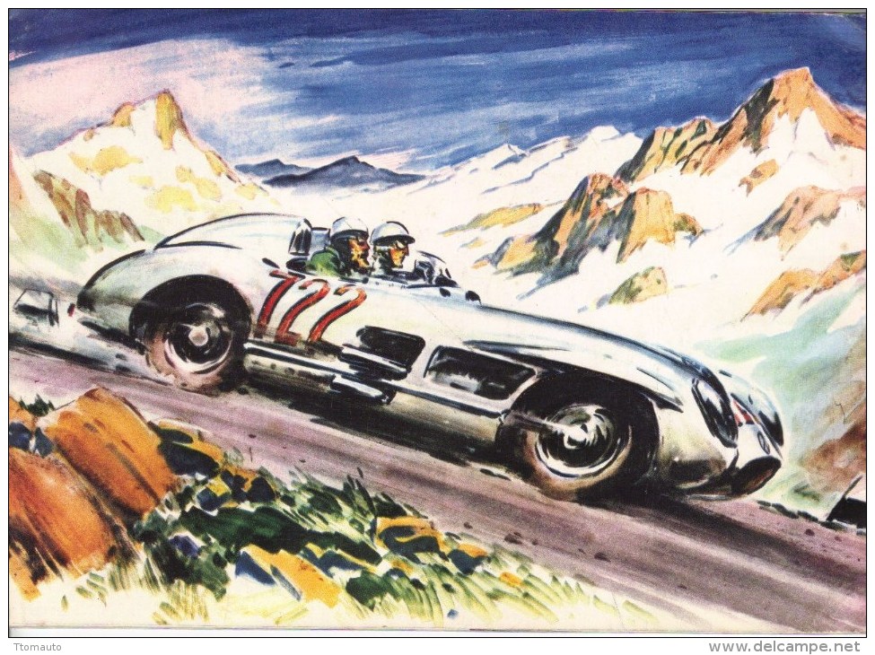 Castrol Achievements  -  1955  -  Illustrated By Gordon Horner - Transportes