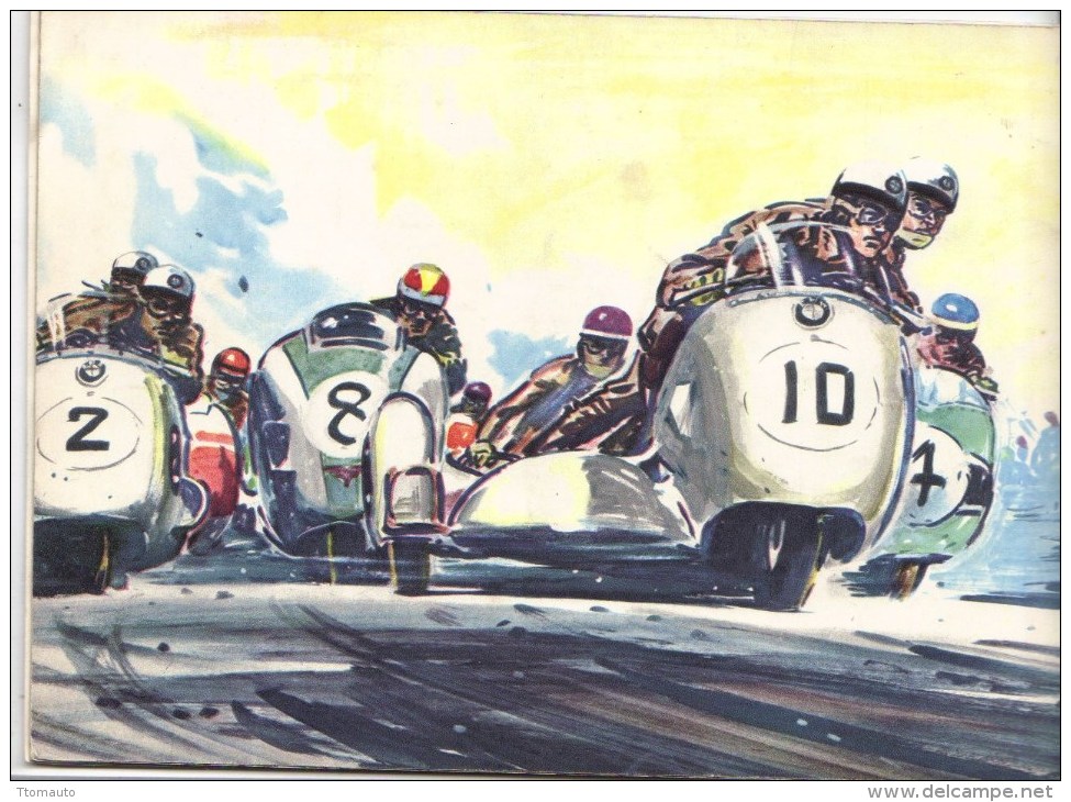 Castrol Achievements  -  1956  -  Illustrated By Gordon Horner - Transportation