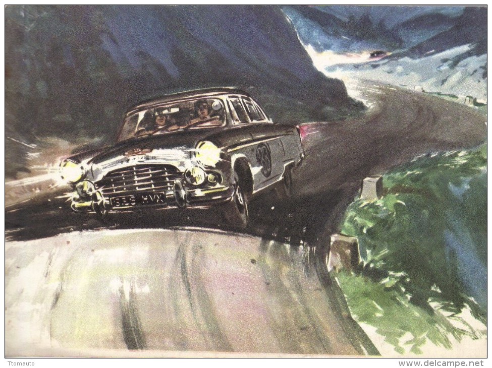 Castrol Achievements  -  1957  -  Illustrated By Gordon Horner - Transportes