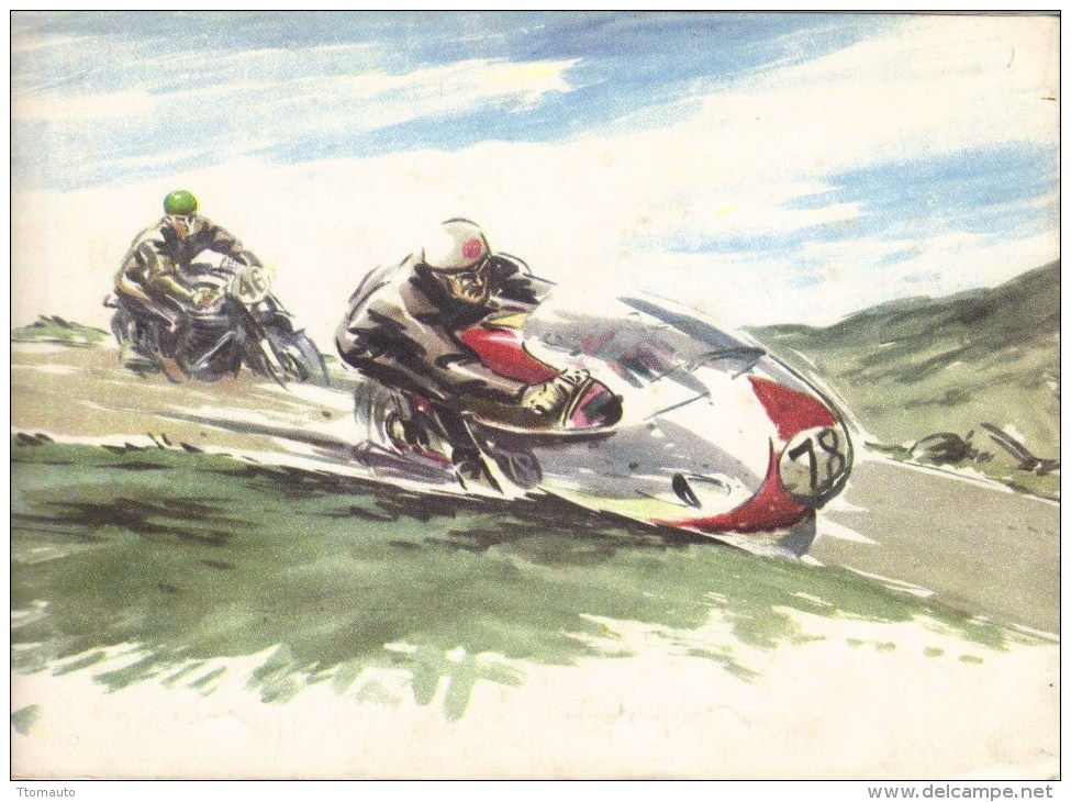 Castrol Achievements  -  1957  -  Illustrated By Gordon Horner - Transportes