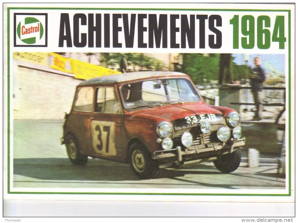 Castrol Achievements  -  1964  -  Fully Illustrated - Transportes