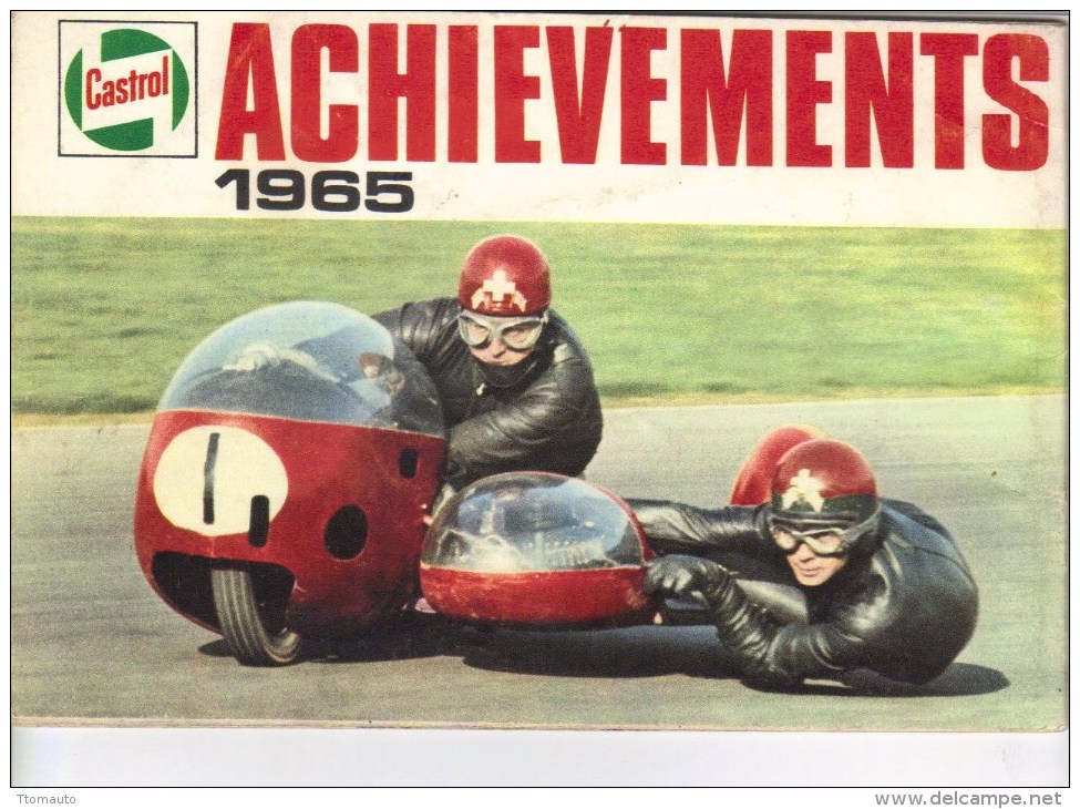 Castrol Achievements  -  1965  -  Fully Illustrated - Transportes