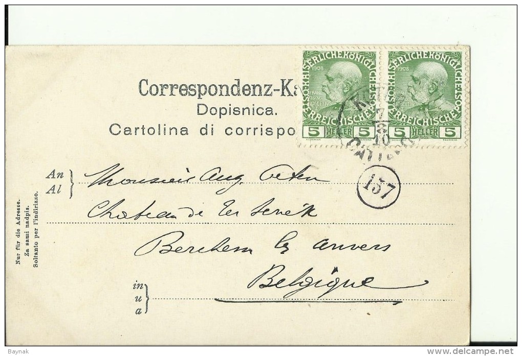 CG267  --   MULLA PRESSO CATTARO  --   MUO  --  1910 - Montenegro