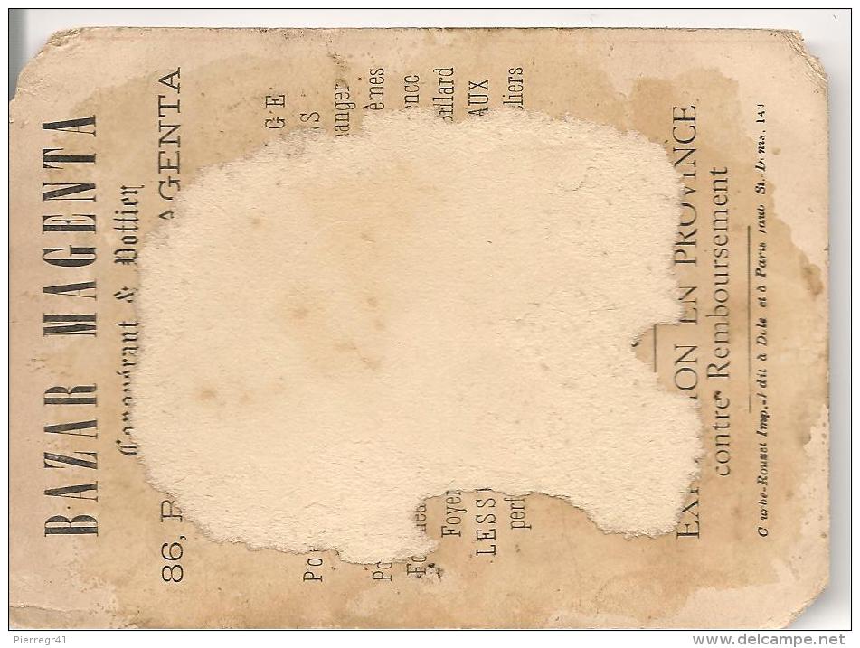 CALENDRIER-1882-6 MOIS-Janvier-Juin-PT FORMAT-8.5x 11.5 Cm-BAZAR MAGENTA--BE-Angles Dechirés-TRES RARE - Petit Format : ...-1900