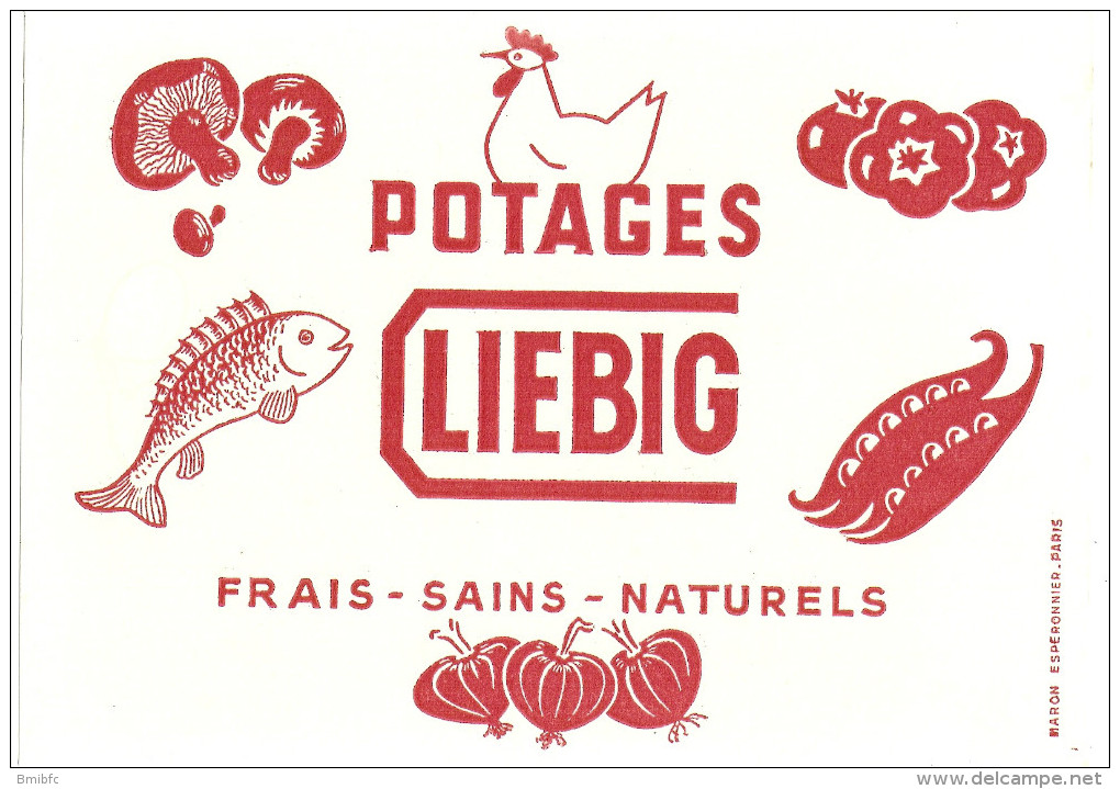 Potage LIEBIG - Potages & Sauces