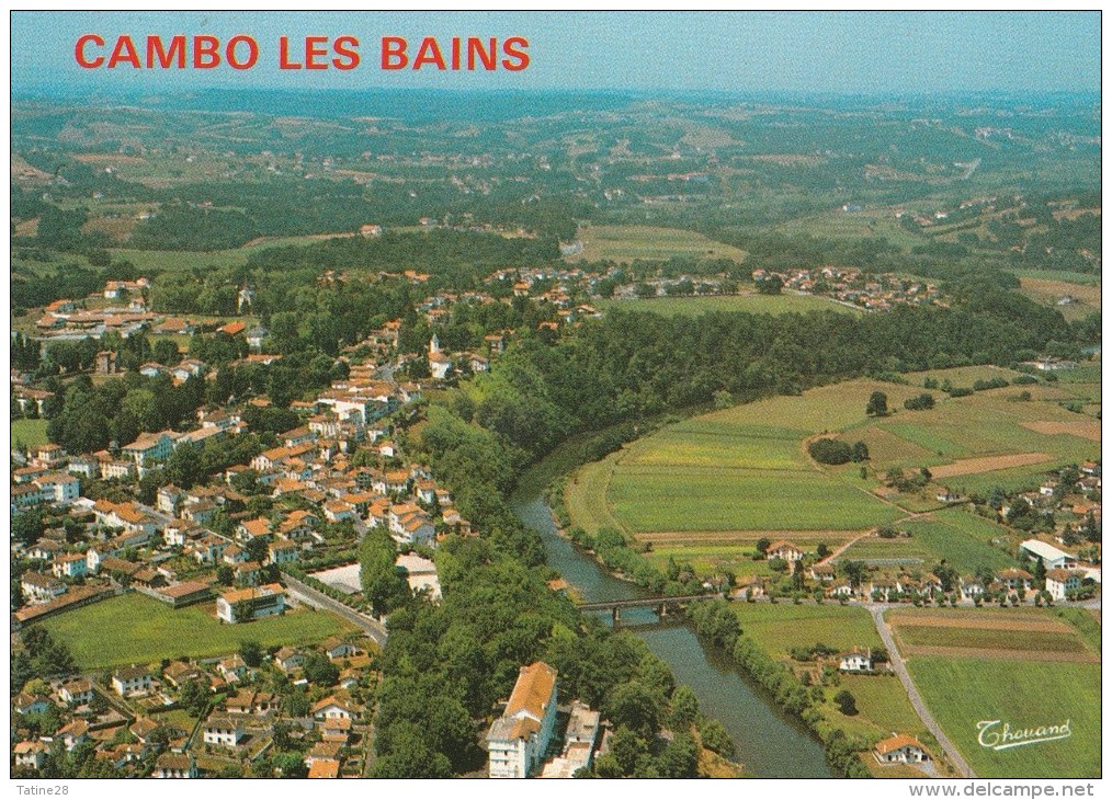 CAMBO LES BAINS PAYS BASQUE VUE AERIENNE - Cambo-les-Bains