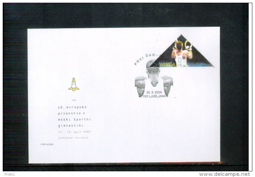 Slowenien / Slovenia 2004 Gymnastics Europa Champioship FDC - Gymnastik