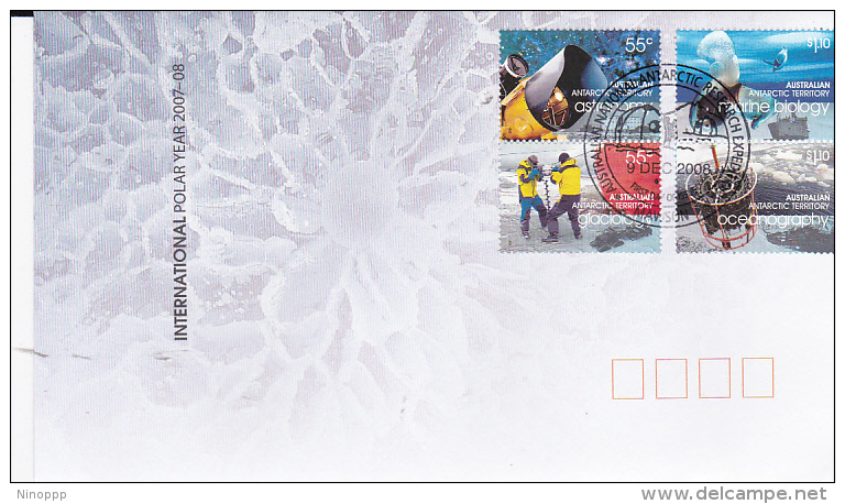 Australian Antarctic Territory 2008 International Polar Year ,Mawson Base , FDC - FDC