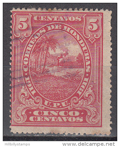 Honduras     Scott No. 133    Used    Year  1911 - Honduras