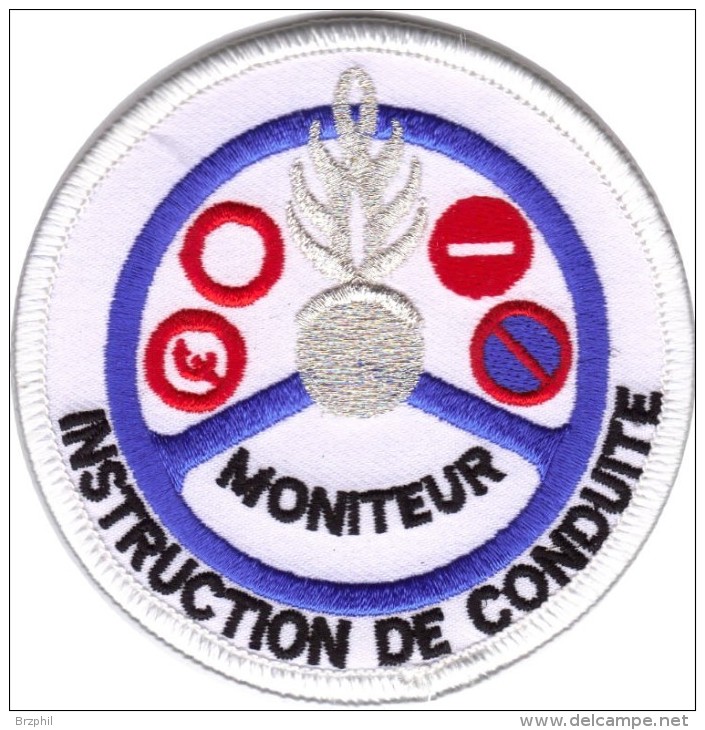 Gendarmerie - Moniteur Instruction De Conduite Argent - Police