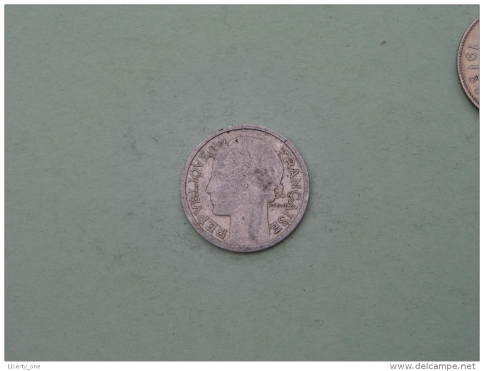 1945 B - 1 Franc / KM 885a.2 ( Uncleaned Coin / For Grade, Please See Photo ) !! - Sonstige & Ohne Zuordnung