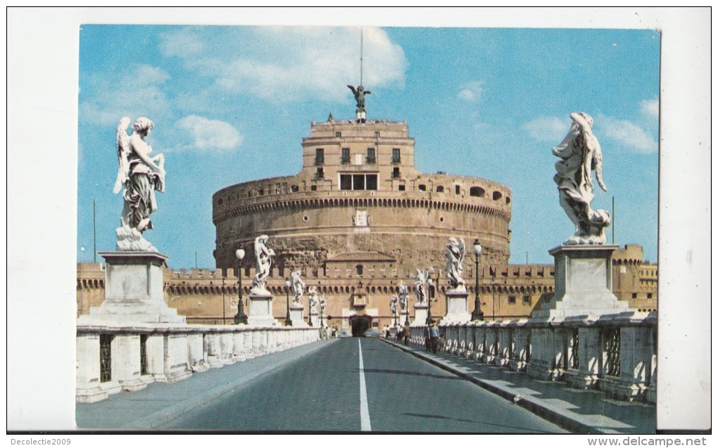 BF23397 Roma Ponte E Castel S Angelo   Italy  Front/back Image - Ponts