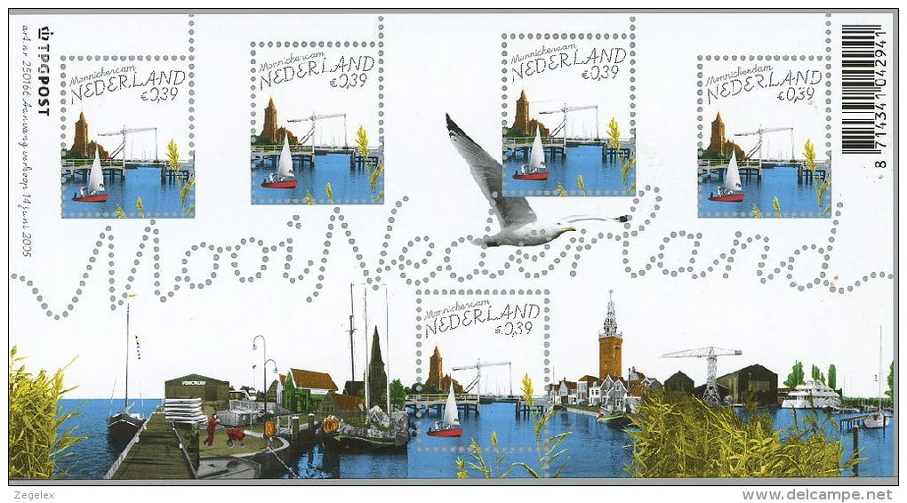 2005 Blokje Mooi Nederland - Monnickendam NVPH 2346 MNH/**/Postfrisch - Blokken