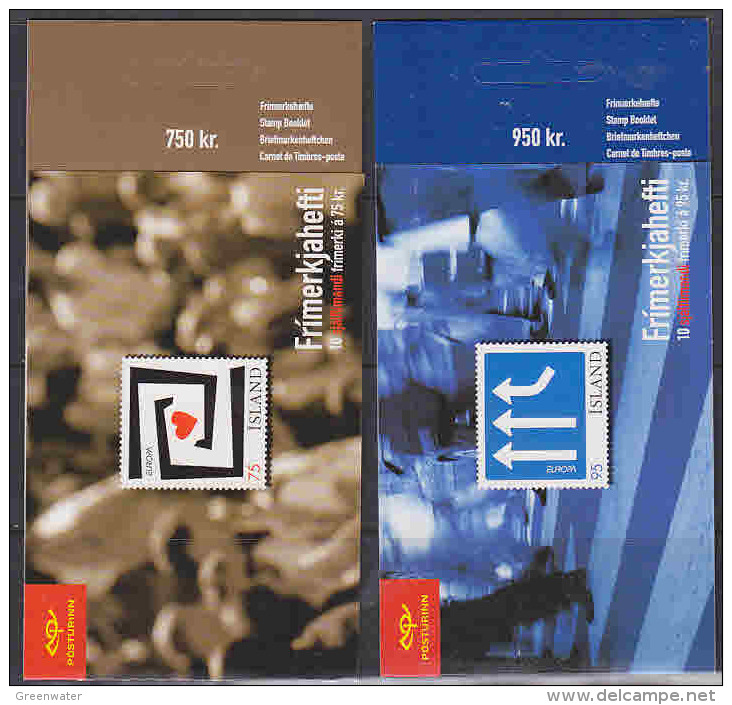 Europa Cept 2006 Iceland 2 Booklets ** Mnh (F1258) - 2006