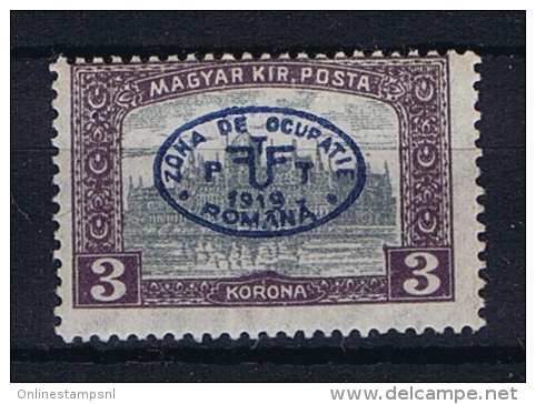 Romenia, Occupation Of Hungary, Debrecen Debreczin Mi. 31 B  MH/* - Neufs