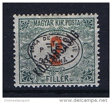 Romenia, Occupation Of Hungary, Debrecen Debreczin Mi. Porto Nr 11  MH/*  Signed/ Signé/signiert/ Approvato - Unused Stamps