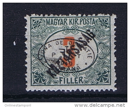 Romenia, Occupation Of Hungary, Debrecen Debreczin Mi. Porto Nr 3  MH/*  Signed/ Signé/signiert/ Approvato - Unused Stamps