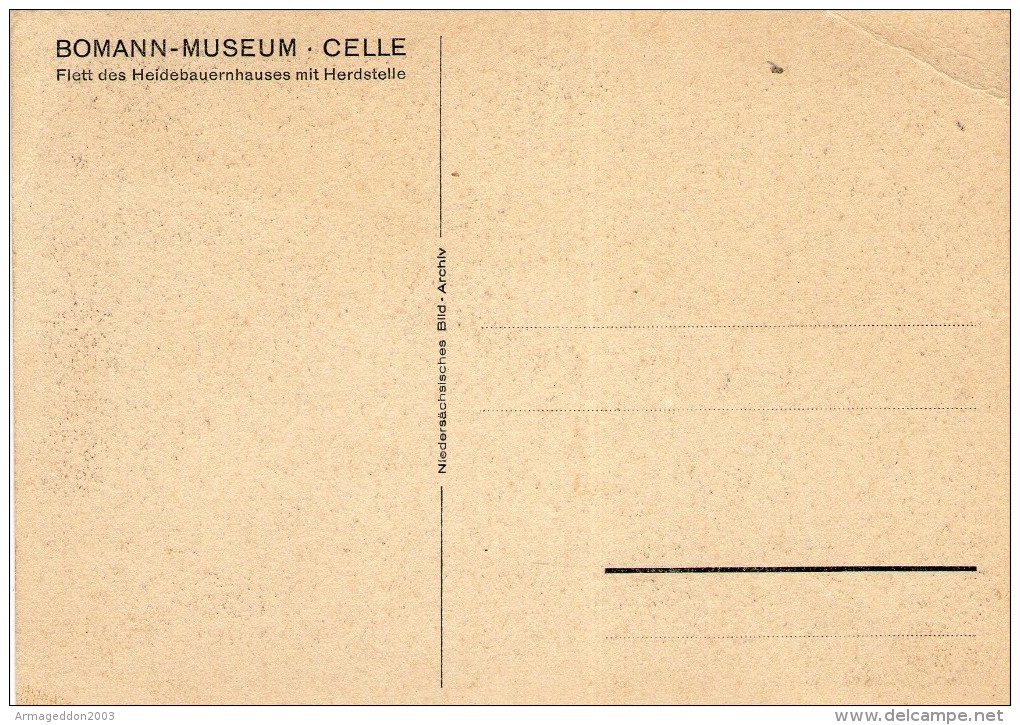 Y45 /  CPSM  SEPIA 1940 CELLE. BOMANN MUSEUM / NEUVE VOIR DOS - Celle