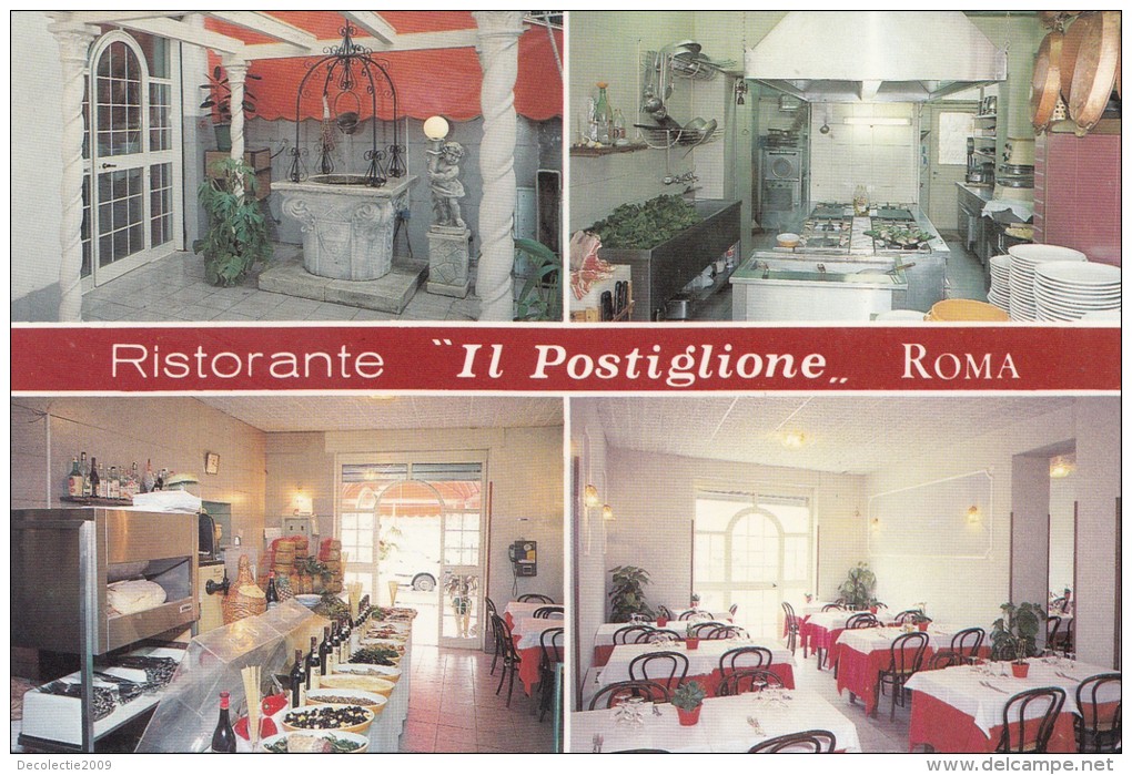 BF23666 Hostaria Pizzeria Roma Di Marchesani Antonio N  Italy   Front/back Image - Bars, Hotels & Restaurants