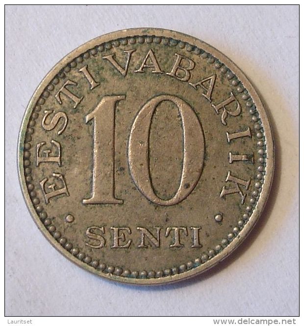 Estland Estonia Estonie 10 SENTI 1931 - Estonie