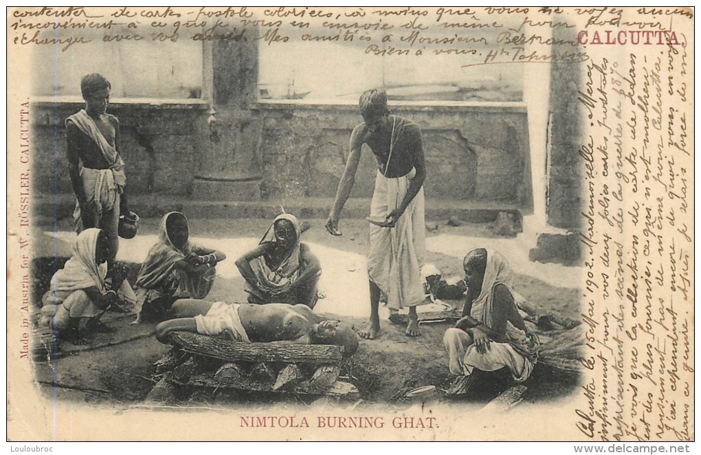 CALCUTTA NIMTOLA BURNING GHAT - Inde