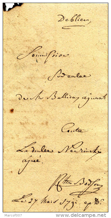 LETTRE D ANVERS  - 1791 POUR LE CONSEIL DE BRABANT - Manuscrits